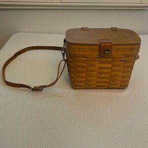 Longaberger basket crossbody purse, circa 1997